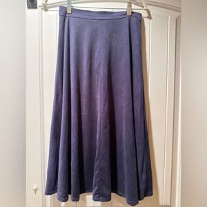 Chic A-Line Blue Skirt